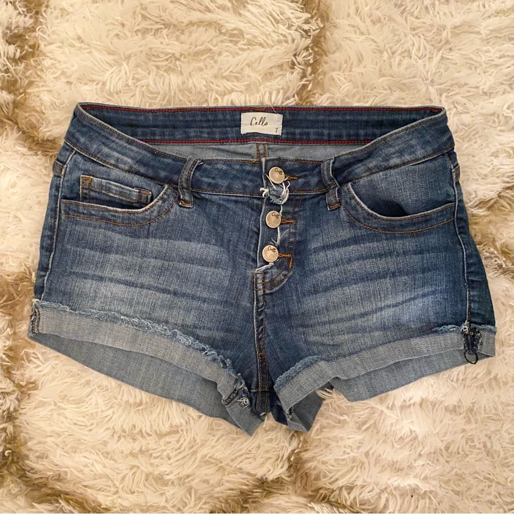 Jean Shorts- Dark Wash